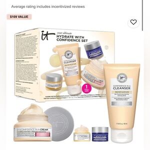 New! IT Cosmetics it’s your skin - Hydrate with Confidence Skincare Set